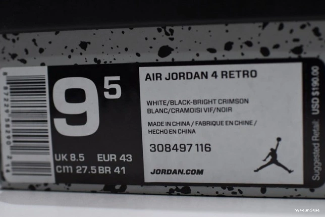 HYPE Lava 308497-116 Retro Jordan Hot 4 Air 0726